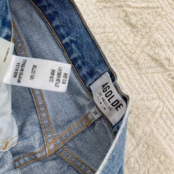 Worn twice AGOLDE 90s distressed boyfriend jeans - Picture 3 of 5